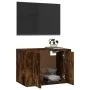 Wand-TV-Ständer aus geräucherter Eiche 57x34,5x40 cm von vidaXL, TV-Möbel - Ref: Foro24-816621, Preis: 35,07 €, Rabatt: %