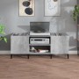 Sperrholz Scheibenmöbel Beton grau 121x38x48 cm von vidaXL, CD- und DVD-Speicher - Ref: Foro24-831937, Preis: 67,81 €, Rabatt: %