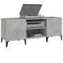 Sperrholz Scheibenmöbel Beton grau 121x38x48 cm von vidaXL, CD- und DVD-Speicher - Ref: Foro24-831937, Preis: 67,81 €, Rabatt: %