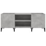 Sperrholz Scheibenmöbel Beton grau 121x38x48 cm von vidaXL, CD- und DVD-Speicher - Ref: Foro24-831937, Preis: 67,81 €, Rabatt: %