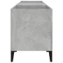 Furniture made of gray concrete plywood discs 121x38x48 cm by vidaXL, CD and DVD storage - Ref: Foro24-831937, Price: 67,00 €...
