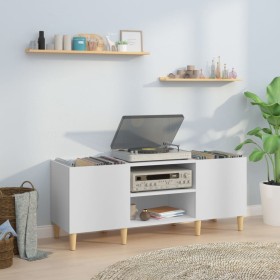 Weißer Plattenschrank aus Sperrholz, 121 x 38 x 48 cm von vidaXL, CD- und DVD-Speicher - Ref: Foro24-831925, Preis: 80,21 €, ...