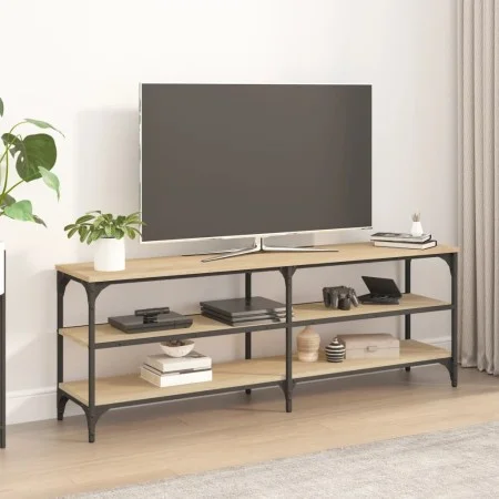 TV-Schrank aus Sonoma-Eichensperrholz, 140 x 30 x 50 cm von vidaXL, TV-Möbel - Ref: Foro24-826745, Preis: 57,10 €, Rabatt: %