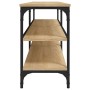 Mueble para TV madera contrachapada roble Sonoma 140x30x50 cm de vidaXL, Muebles TV - Ref: Foro24-826745, Precio: 57,81 €, De...