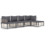 Gartenmöbel-Set 5-teilig, Kissen anthrazit, PE-Rattan von vidaXL, Outdoor-Sofas - Ref: Foro24-3186743, Preis: 385,92 €, Rabat...