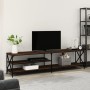 TV-Schrank aus Metall und Sperrholz aus brauner Eiche, 200 x 40 x 50 cm von vidaXL, TV-Möbel - Ref: Foro24-826743, Preis: 90,...