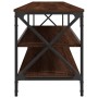 TV-Schrank aus Metall und Sperrholz aus brauner Eiche, 200 x 40 x 50 cm von vidaXL, TV-Möbel - Ref: Foro24-826743, Preis: 90,...