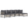 Gartenmöbel-Set 5-teilig, Kissen anthrazit, PE-Rattan von vidaXL, Outdoor-Sofas - Ref: Foro24-3186743, Preis: 385,92 €, Rabat...
