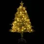 Christmas tree with LED and pine cones green PVC and PE 120 cm by vidaXL, Christmas trees - Ref: Foro24-344287, Price: 81,47 ...