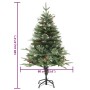 Christmas tree with LED and pine cones green PVC and PE 120 cm by vidaXL, Christmas trees - Ref: Foro24-344287, Price: 82,95 ...