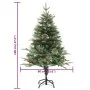 Christmas tree with LED and pine cones green PVC and PE 120 cm by vidaXL, Christmas trees - Ref: Foro24-344287, Price: 81,47 ...
