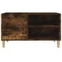 Scheibenschrank aus geräuchertem Eichensperrholz, 84,5 x 38 x 48 cm von vidaXL, CD- und DVD-Speicher - Ref: Foro24-831946, Pr...