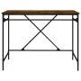 Schreibtisch aus Eisen, Raucheichensperrholz, 100 x 50 x 75 cm von vidaXL, Schreibtische - Ref: Foro24-826721, Preis: 94,66 €...