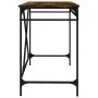 Schreibtisch aus Eisen, Raucheichensperrholz, 100 x 50 x 75 cm von vidaXL, Schreibtische - Ref: Foro24-826721, Preis: 94,66 €...