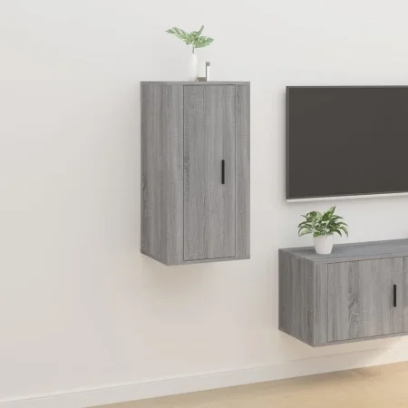 TV-Wandschrank in Sonoma-Grau, 40 x 34,5 x 80 cm von vidaXL, TV-Möbel - Ref: Foro24-816678, Preis: 40,38 €, Rabatt: %
