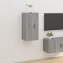 Sonoma gray wall-mounted TV cabinet 40x34.5x80 cm by vidaXL, TV Furniture - Ref: Foro24-816678, Price: 40,31 €, Discount: %