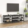TV-Möbel aus schwarzem Sperrholz 140x40x50 cm von vidaXL, TV-Möbel - Ref: Foro24-826724, Preis: 78,59 €, Rabatt: %