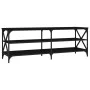 TV-Möbel aus schwarzem Sperrholz 140x40x50 cm von vidaXL, TV-Möbel - Ref: Foro24-826724, Preis: 78,59 €, Rabatt: %