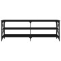 TV-Möbel aus schwarzem Sperrholz 140x40x50 cm von vidaXL, TV-Möbel - Ref: Foro24-826724, Preis: 79,53 €, Rabatt: %