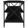 TV-Möbel aus schwarzem Sperrholz 140x40x50 cm von vidaXL, TV-Möbel - Ref: Foro24-826724, Preis: 78,59 €, Rabatt: %