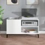 Glossy white plywood disc cabinet 84.5x38x48 cm by vidaXL, CD and DVD storage - Ref: Foro24-831951, Price: 65,09 €, Discount: %