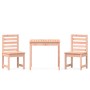 Garden table and chairs 3 pieces solid wood Douglas by vidaXL, Garden sets - Ref: Foro24-3154676, Price: 168,04 €, Discount: %