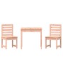 Garden table and chairs 3 pieces solid wood Douglas by vidaXL, Garden sets - Ref: Foro24-3154676, Price: 168,04 €, Discount: %