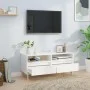 Glossy white plywood TV cabinet 100x34.5x44.5cm by vidaXL, TV Furniture - Ref: Foro24-831895, Price: 69,54 €, Discount: %