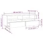 Glossy white plywood TV cabinet 100x34.5x44.5cm by vidaXL, TV Furniture - Ref: Foro24-831895, Price: 69,54 €, Discount: %