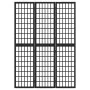 Folding screen with 3 panels Japanese style black 120x170 cm by vidaXL, Room dividers - Ref: Foro24-352079, Price: 112,93 €, ...