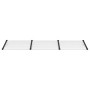 Schwarzes und transparentes Polycarbonat-Türvordach, 297,5 x 90 cm von vidaXL, Markisen - Ref: Foro24-153687, Preis: 105,54 €...