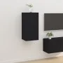 Mueble para TV de pared negro 40x34,5x80 cm de vidaXL, Muebles TV - Ref: Foro24-816673, Precio: 38,84 €, Descuento: %