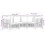 Gartenmöbel-Set 4-teilig und anthrazitfarbene PE-Rattan-Kissen von vidaXL, Outdoor-Sofas - Ref: Foro24-3186746, Preis: 357,80...