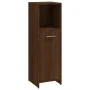 3-teiliges Badezimmermöbel-Set aus braunem Eichensperrholz von vidaXL, Badezimmermöbel - Ref: Foro24-3154408, Preis: 92,23 €,...