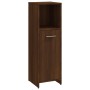3-teiliges Badezimmermöbel-Set aus braunem Eichensperrholz von vidaXL, Badezimmermöbel - Ref: Foro24-3154408, Preis: 92,53 €,...