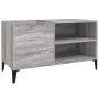 Plattenschrank aus grauem Sonoma-Sperrholz, 84,5 x 38 x 48 cm von vidaXL, CD- und DVD-Speicher - Ref: Foro24-831955, Preis: 6...