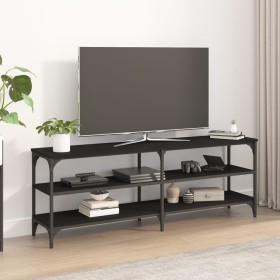 Schwarzer TV-Schrank aus Sperrholz, 140 x 30 x 50 cm von vidaXL, TV-Möbel - Ref: Foro24-826744, Preis: 66,15 €, Rabatt: %