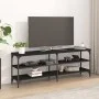 Schwarzer TV-Schrank aus Sperrholz, 140 x 30 x 50 cm von vidaXL, TV-Möbel - Ref: Foro24-826744, Preis: 65,18 €, Rabatt: %