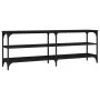 Schwarzer TV-Schrank aus Sperrholz, 140 x 30 x 50 cm von vidaXL, TV-Möbel - Ref: Foro24-826744, Preis: 65,18 €, Rabatt: %