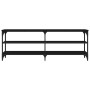Schwarzer TV-Schrank aus Sperrholz, 140 x 30 x 50 cm von vidaXL, TV-Möbel - Ref: Foro24-826744, Preis: 66,15 €, Rabatt: %