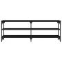 Schwarzer TV-Schrank aus Sperrholz, 140 x 30 x 50 cm von vidaXL, TV-Möbel - Ref: Foro24-826744, Preis: 65,18 €, Rabatt: %