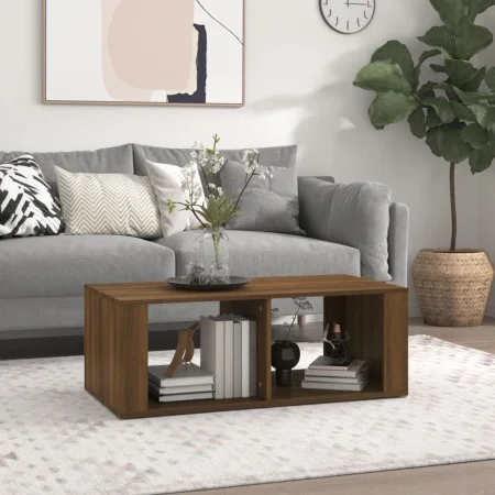 Mesa de centro madera contrachapada roble marrón 100x50x36 cm de vidaXL, Mesas de centro - Ref: Foro24-816527, Precio: 44,56 ...