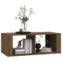 Mesa de centro madera contrachapada roble marrón 100x50x36 cm de vidaXL, Mesas de centro - Ref: Foro24-816527, Precio: 44,56 ...