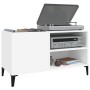 Sperrholz-Disc-Schrank weiß 84,5x38x48 cm von vidaXL, CD- und DVD-Speicher - Ref: Foro24-831949, Preis: 57,02 €, Rabatt: %
