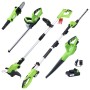 Set de herramientas eléctricas de jardín sin cable 5 piezas