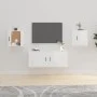 Wand-TV-Schränke 2 Stück glänzend weiß 40x34,5x40 cm von vidaXL, TV-Möbel - Ref: Foro24-816645, Preis: 49,32 €, Rabatt: %