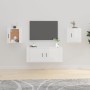 Wand-TV-Schränke 2 Stück glänzend weiß 40x34,5x40 cm von vidaXL, TV-Möbel - Ref: Foro24-816645, Preis: 49,83 €, Rabatt: %