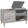 Plattenschrank aus grauem Sonoma-Sperrholz, 84,5 x 38 x 48 cm von vidaXL, CD- und DVD-Speicher - Ref: Foro24-831947, Preis: 5...