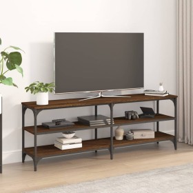 TV-Schrank aus braunem Eichensperrholz, 140 x 30 x 50 cm von vidaXL, TV-Möbel - Ref: Foro24-826748, Preis: 67,98 €, Rabatt: %