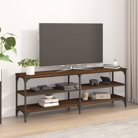 TV-Schrank aus braunem Eichensperrholz, 140 x 30 x 50 cm von vidaXL, TV-Möbel - Ref: Foro24-826748, Preis: 67,98 €, Rabatt: %
